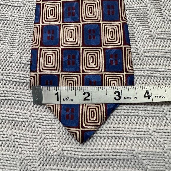 Guy Laroche Abstract Ties for Men for sale | eBay Vintage Guy Laroche blue and beige abstract 80s silk tie